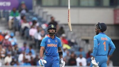 Virat Kohli was dismissed for a single-digit score in the 2019 World Cup final (Picture credit: AP)