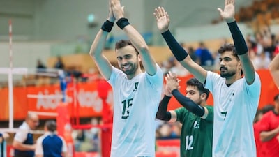 Pakistan men's volleyball team faced a huge logistical issue on Monday (Picture credit: Instagram @the_professor.15)