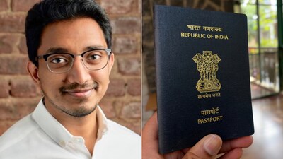 A Hyderabad-based entrepreneur has sparked a debate on X after calling the Indian passport “useless” (Image-X/@JitendraEmmani)