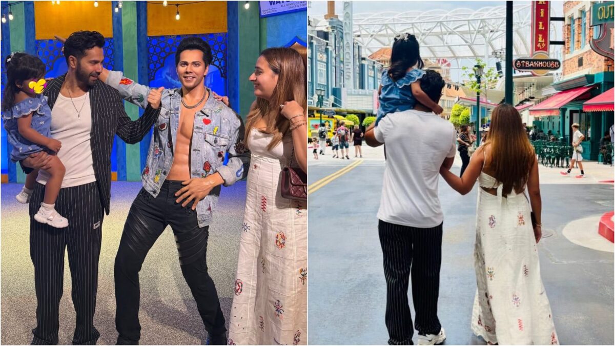 Varun Dhawan 'Unlocks Core Memory' As He Shows Wife Natasha, Daughter Lara His Wax Statue | PHOTOS