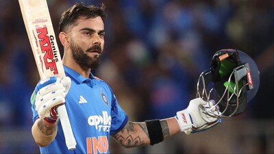 Virat Kohli becomes first player to score 7000 runs in home ODIs. (Picture Credit: Creimas)