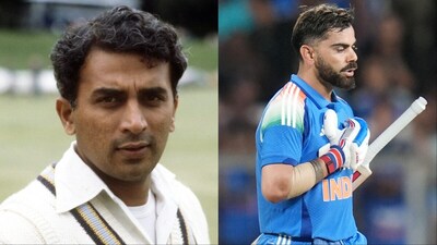 Virat Kohli equals Sachin Tendulkar's record of most 100s against the West Indies. (Picture Credit: X/@ICC)