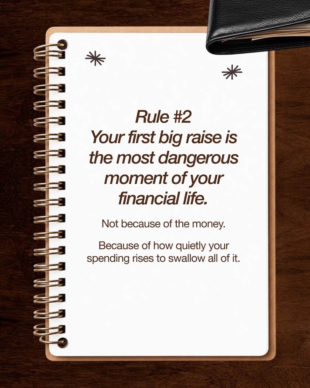 Keep your living expenses steady: Warikoo emphasises that when income rises, personal lifestyle spendings quietly increases to match or exceed that higher level. This phenomenon prevents individuals from increasing their investments. Controlling artificial upgrades in living standards after receiving a raise allows young adults to convert higher earnings into real, lasting financial equity rather than disposable expenses. (Image: Instagram/@ankurwarikoo) 