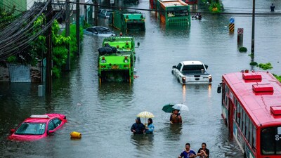 Bangkok has declared a citywide flood disaster zone, raising concerns for travellers. Here’s what tourists need to know about airport access, flights, delays and airline assistance. (Image: Reuters)