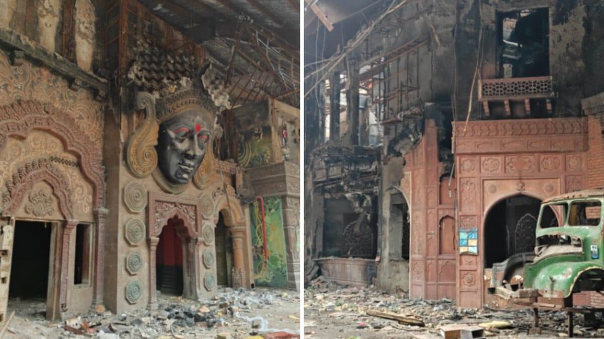 Abandoned Kingdom of Dreams Lies in Ruins After Fires