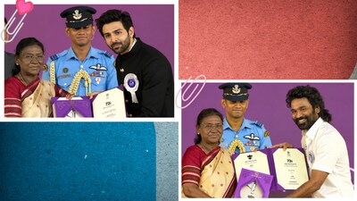 Kartik Aaryan embraced classic sophistication, while Dhanush kept things rooted in tradition at the star-studded ceremony.