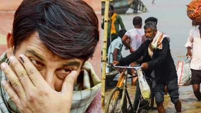 Bihar Floods: Amid the worsening flood situation, BJP MP and Bhojpuri actor Manoj Tiwari has become the subject of criticism on social media.