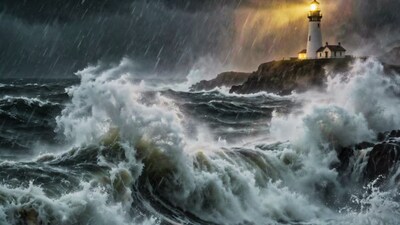 Kolkata is forecast to experience rain, thunderstorms, lightning, and gusty winds over the next three days due to a deep depression moving closer to the coast.