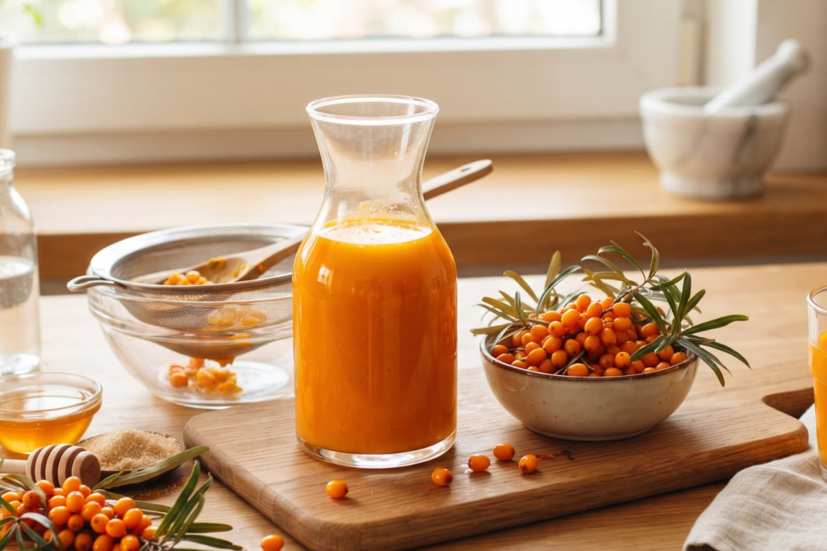 How To Make Sea Buckthorn Juice At Home: Easy Step-By-Step Recipe