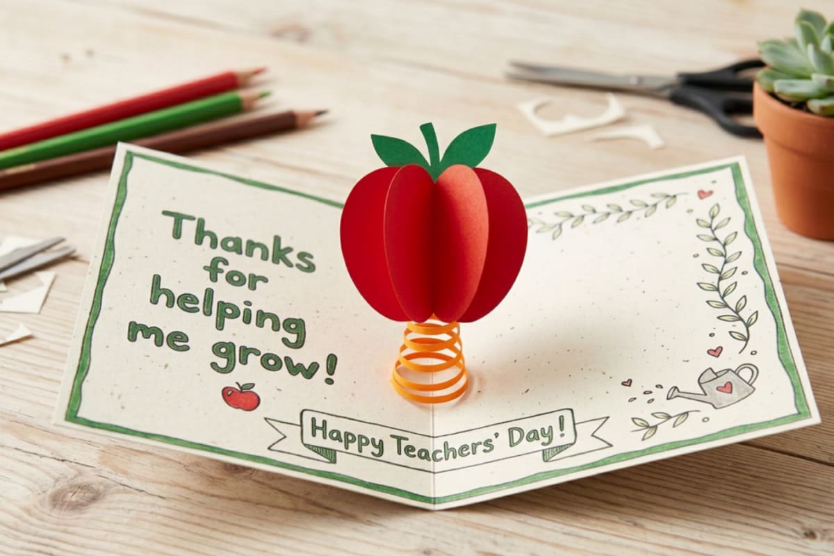 8 DIY Greeting Card Ideas To Make Teachers Feel Special