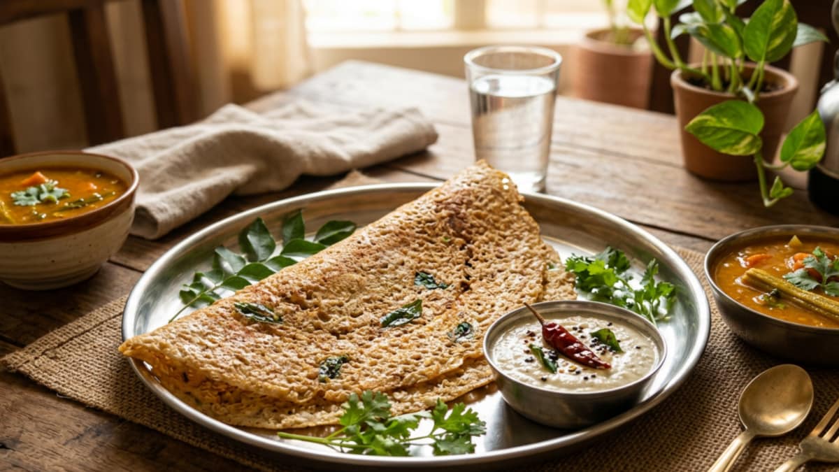 How to Make Crispy Oats Dosa in 20 Minutes