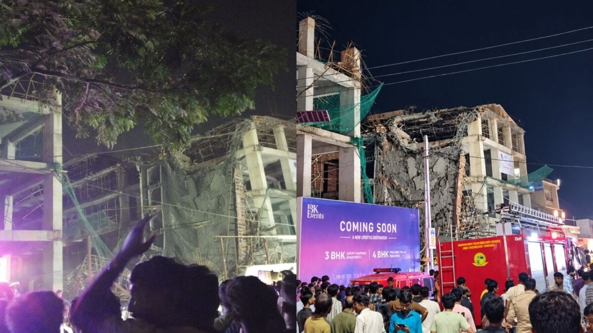 Indian Building Code Massive Building Collapses At Gandhinagar Construction Site, 10-15 ...