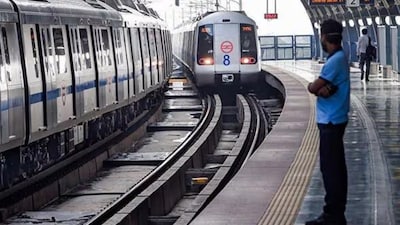 File photo of a Delhi Metro train. (Image: News18 Media Gallery)