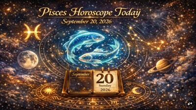 Pisces Horoscope Today: Astrological predictions by Chirag Daruwalla for meena rashi on September 20, 2026 (AI generated image)