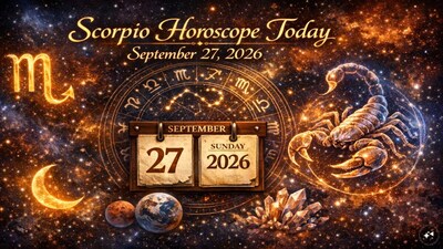 Scorpio Horoscope Today: Astrological predictions by Chirag Daruwalla for Vrishchika rashi on September 27, 2026. (AI generated image)