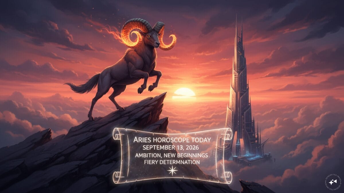 Aries Horoscope Today, September 13, 2026