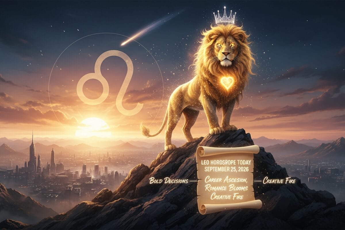 Leo Horoscope Today, September 25, 2026