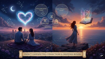 Love Horoscope Today, September 30, 2026, Know daily relationship horoscope for zodiac signs. (AI generated image)