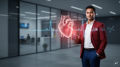 World Heart Day 2026: ICMR research highlights the importance of recognising cardiovascular risks and sudden-death factors among younger adults. (AI photo)