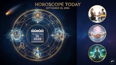 Daily Horoscope Today, September 26, 2026: Daily horoscope by Chirag Daruwalla. (AI generated image)