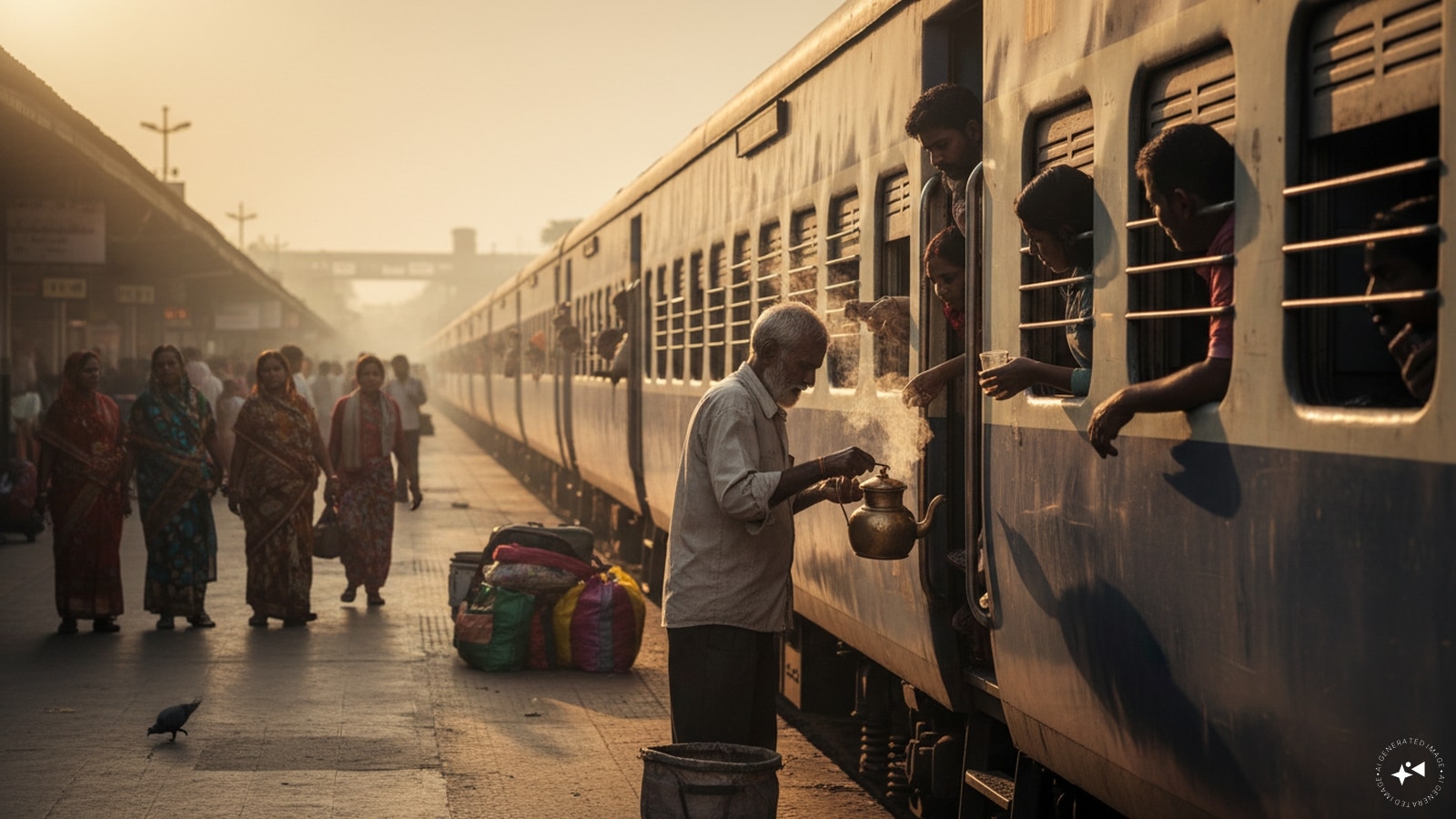 Chai vendors are part of the journey: For many passengers, a train journey is incomplete without the familiar call of “chai, chai” from the platform or coach area. The unofficial rule is simple: keep your change ready, don't block the aisle and enjoy the ritual before the train moves on. (AI photo)