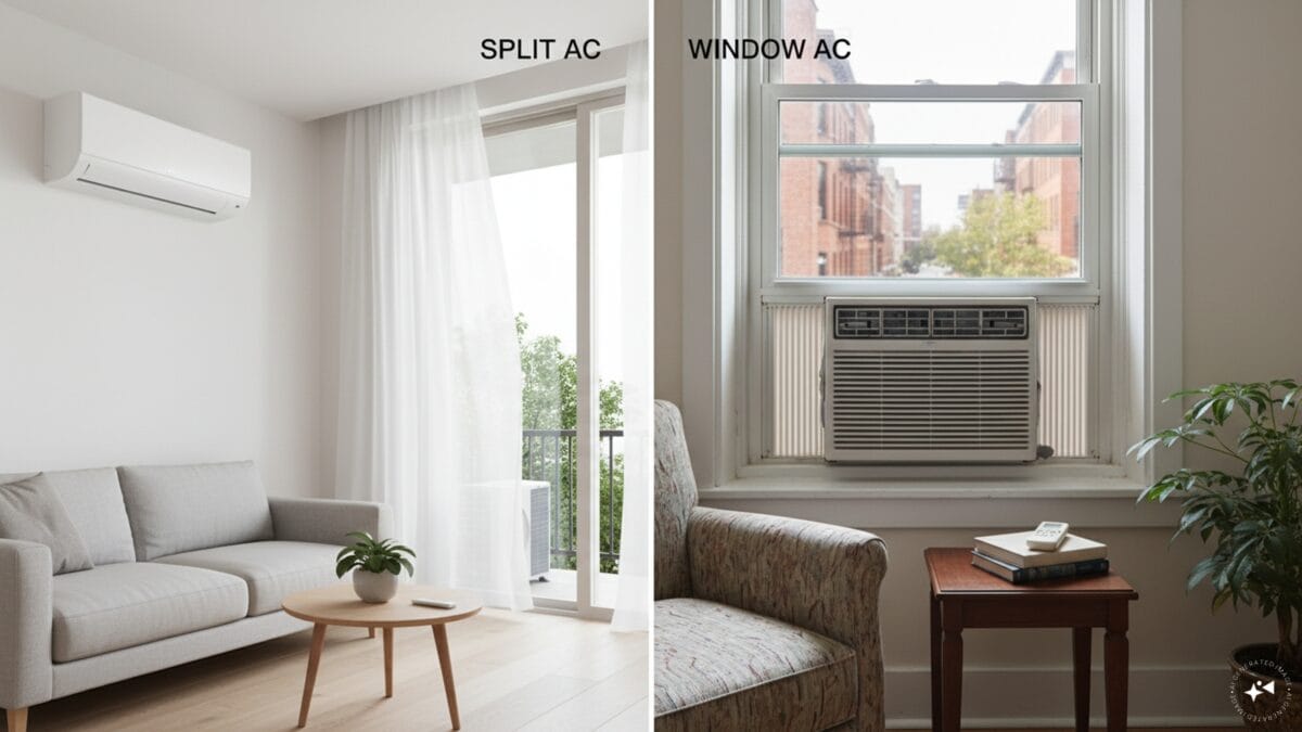Split AC Vs Window AC: Cost-Effective Choice for Small Rooms