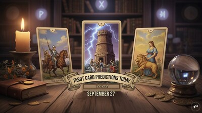 Tarot Card Predictions Today September 27 Card Reading 2026 Daily Tarot Card Reading for All Zodiac Signs. (AI generated image)