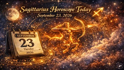 Sagittarius Horoscope Sept 23, 2026: Positive Changes, Career Focus, Health Alert