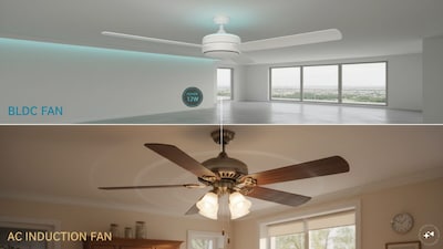 Know which fan will be an ideal choice for your home and office: BLDC fan vs regular fan. (Photo: AI generated)
