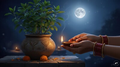 Families seek their ancestors’ blessings during Pitru Paksha. (Image: AI-generated)
