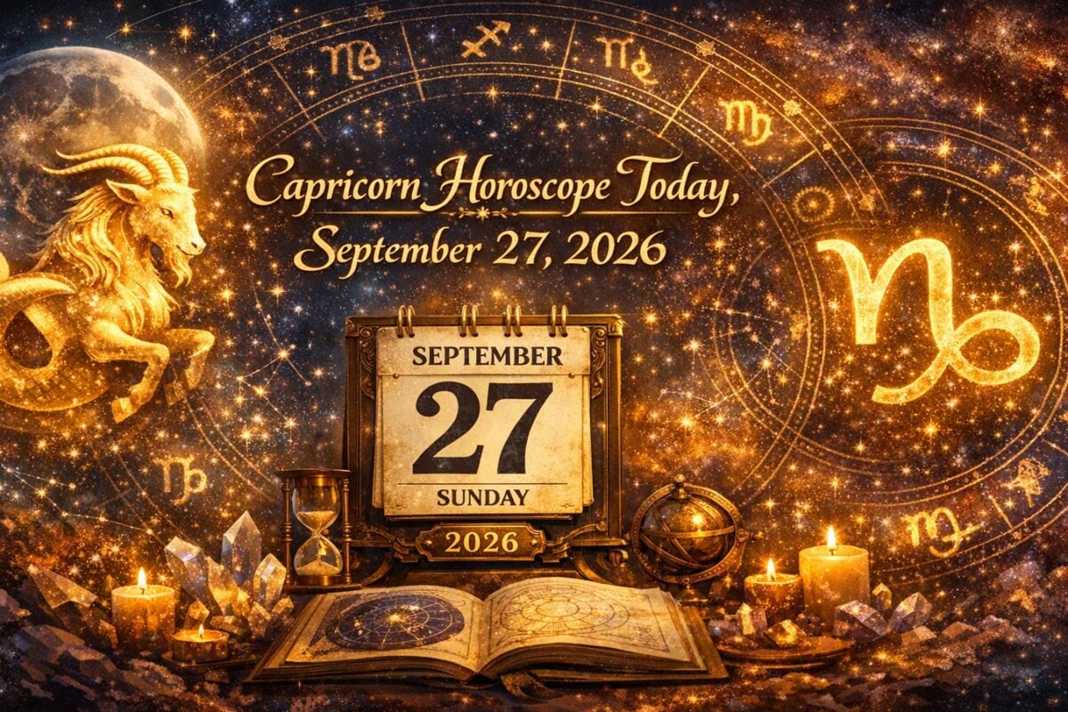Capricorn Horoscope Today, September 27, 2026