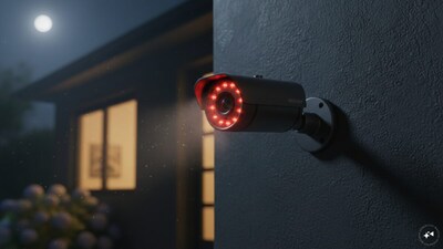 Night vision keeps your security 24x7 in motion