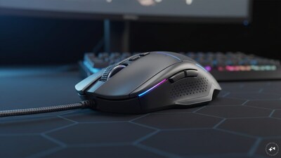 RGB lights, ergonomic mouse for gaming.