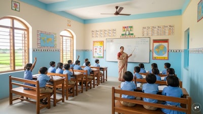 A multilingual teacher trained under the proposed programme could potentially help a school offer students a wider choice of languages. (AI-Generated Image)
