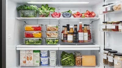 refrigerator organizers help you store food and other items.