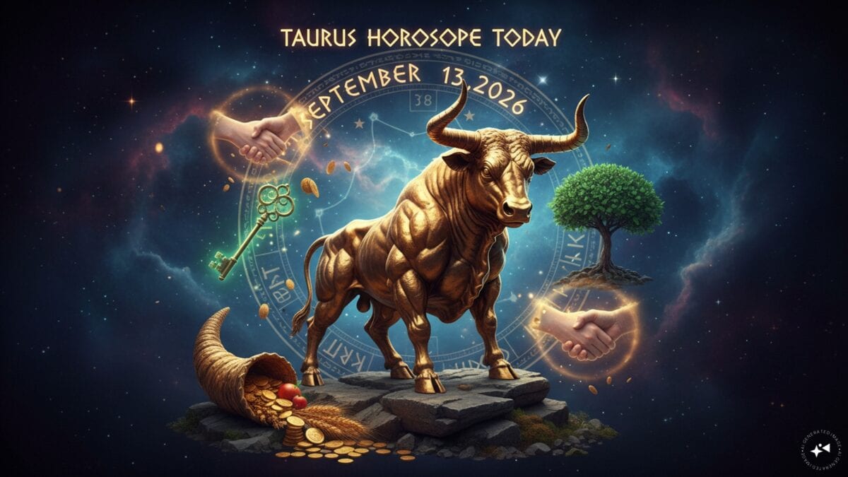 Taurus Horoscope Today, September 13, 2026