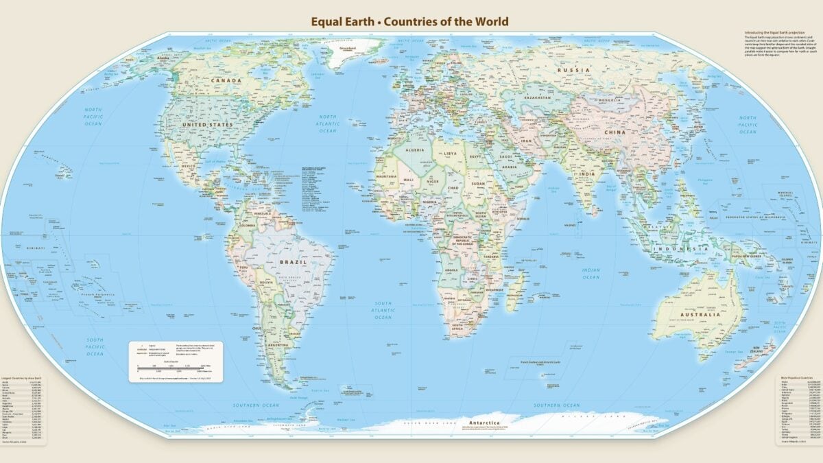 New UN World Map: These 5 Continents Are Actually Bigger Than You Think and It’s Changing the Way We Travel