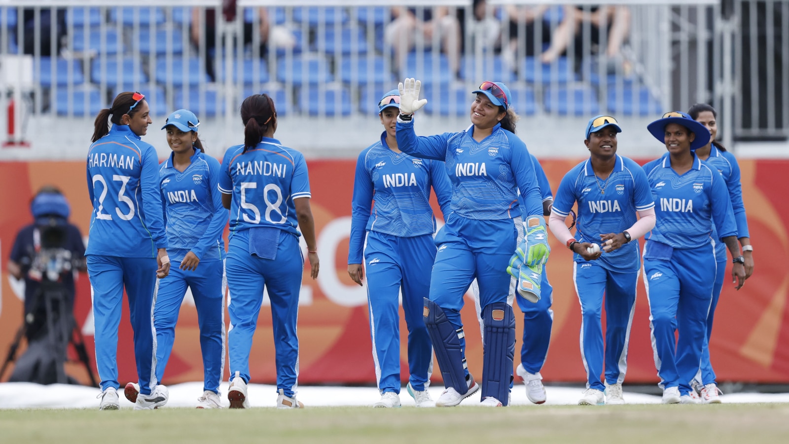india women cricket team celebration asian games semifinal win over bangladesh india women cricket team celebration asian games semifinal win over bangladesh