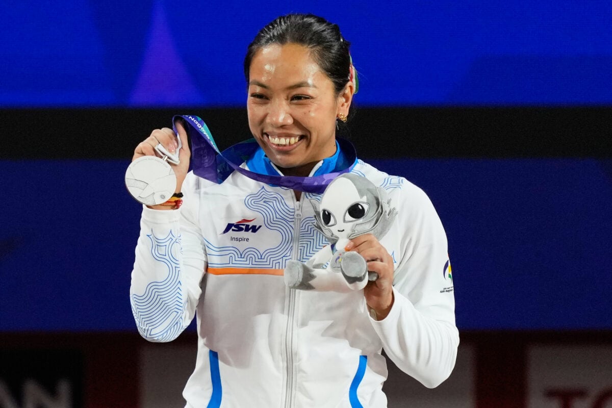 Weightlifter Mirabai Chanu Ends Her Asian Games Medal Wait With Silver In 49kg