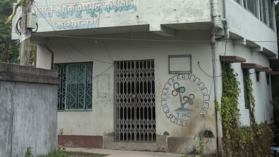 The lane, once filled with political movement, is now almost completely deserted. (Photo: News18)