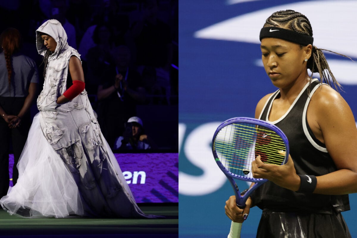 Naomi Osaka Stuns In Newspaper-Clipping Robe At US Open, Channels Allen Iverson