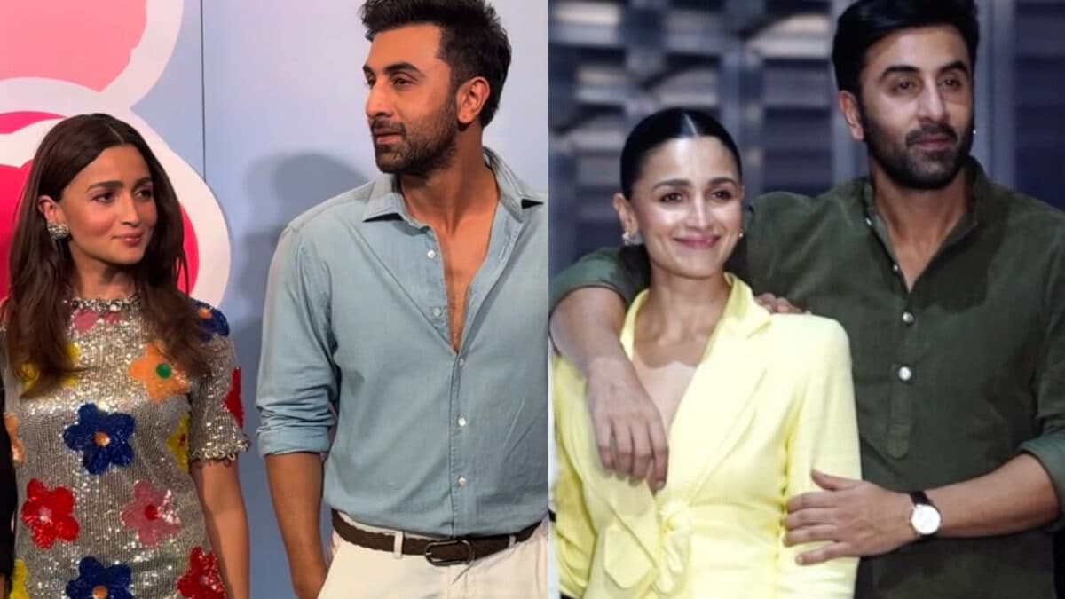 Ranbir Kapoor Holds Wife Alia Bhatt Close In New Photos After 'Awkward' Premiere Videos | Fans React