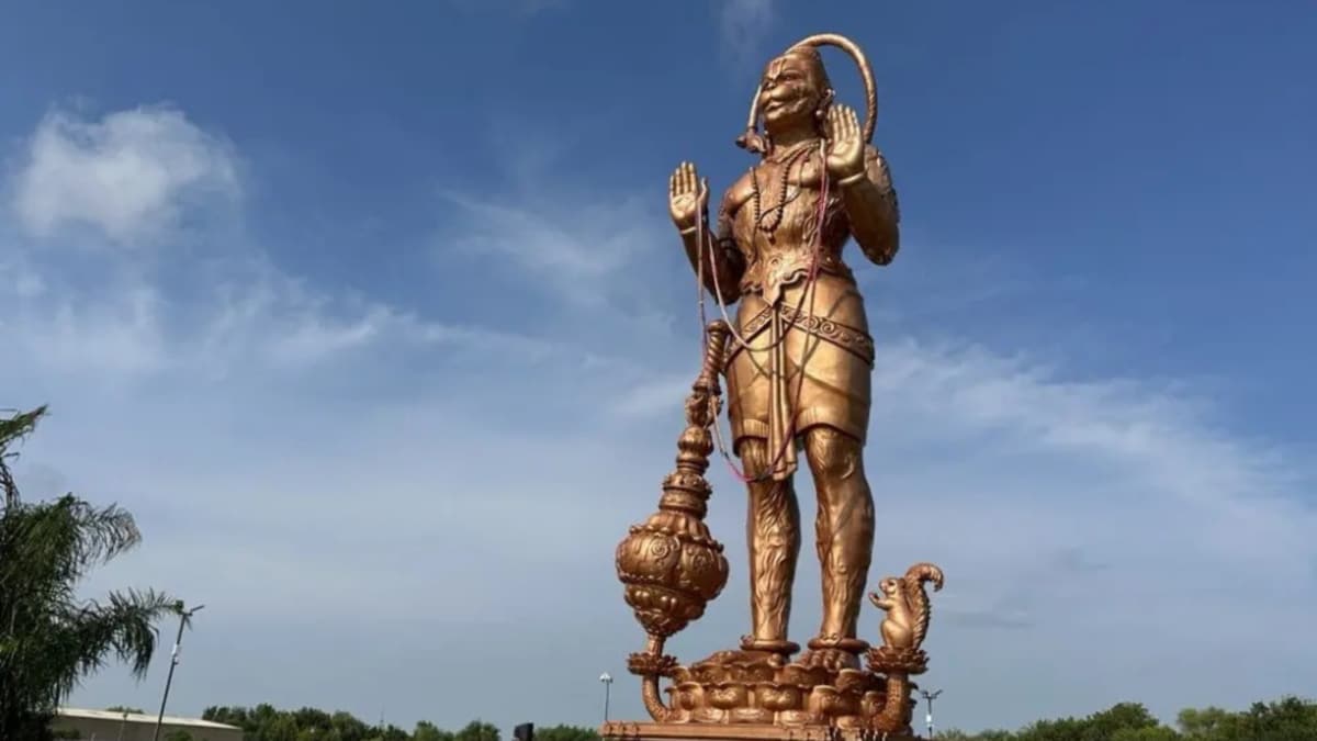 டெக்சாஸில் 90 அடி அனுமன் சிலை சர்ச்சையில்