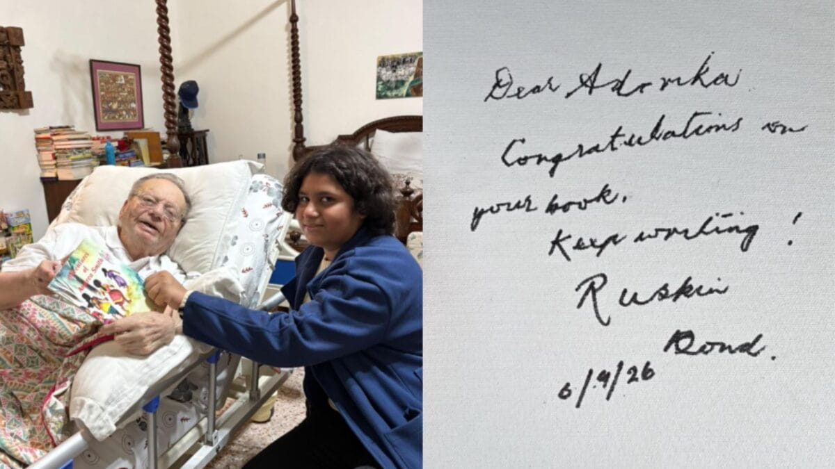 From Reading ‘The Blue Umbrella’ to Meeting Ruskin Bond: 12-Year-Old Lucknow Author’s Dream Comes True