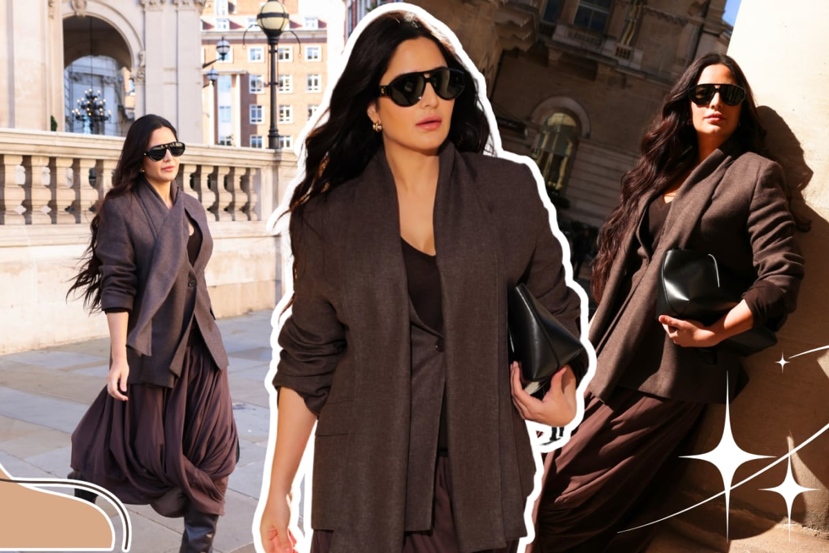 Katrina Kaif Means Business In A Luxe Chocolate-Brown Ensemble For Her London Event
