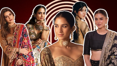 Looking for festive makeup inspiration? From Radhika Merchant’s sculpted glam to Kriti Sanon’s smoky eyes, these celebrity looks are worth saving.