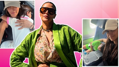 Neha Dhupia shares how therapy helped her navigate the pressures of motherhood, let go of the ‘super mom’ ideal and prioritise her mental well-being.