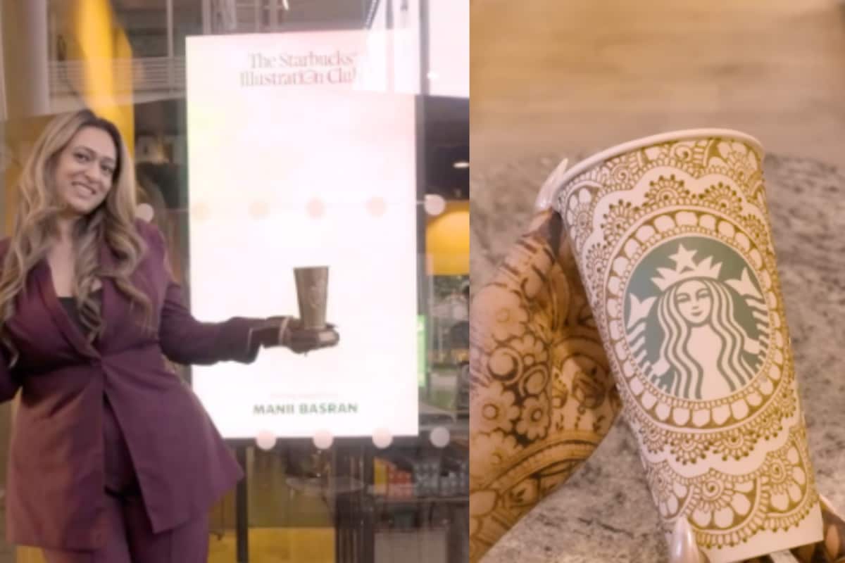 Meet Manii Basran, The West London Mehndi Artist Who Took Her Starbucks Competition Win From Cup To Billboard