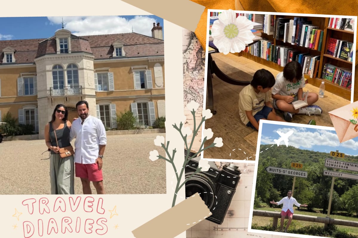 Saif Ali Khan Shares A Peek Into His French Getaway With Kareena Kapoor And Their Boys, Taimur And Jeh