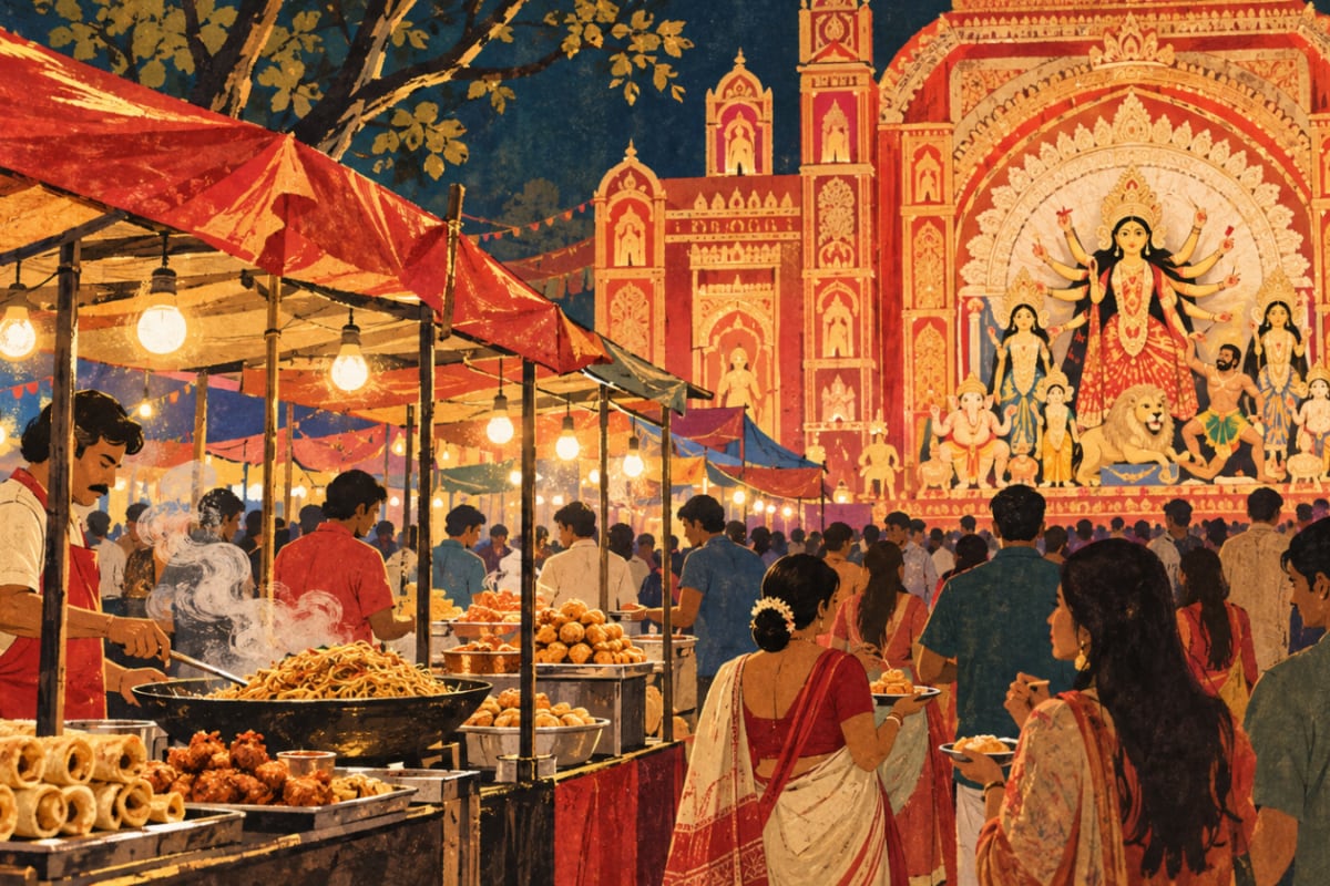 Food Stalls Near Kolkata's Durga Puja Pandals Under Scanner As KMC Plans Surprise Raids
